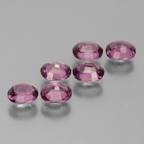  ct natürliche rosafarbener Rhodolith-Edelsteine, Oval Schliff, VS