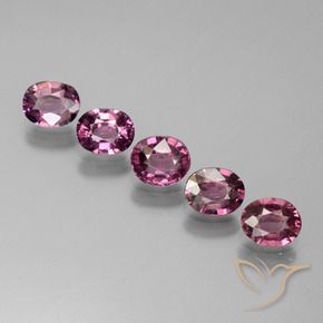 2.19 ct natürliche Tiefes Magenta-Pink Rhodolith-Granat-Edelsteine, Oval, VS