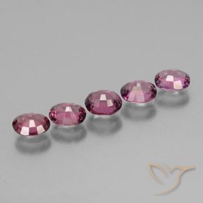 2.19 ct natürliche Tiefes Magenta-Pink Rhodolith-Granat-Edelsteine, Oval, VS