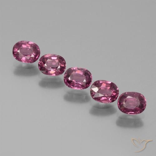 2.45ctw Natürlicher Tiefes Magenta-Pink Rhodolith-Granat, Oval, VS
