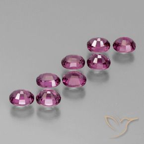 4.13 ct natürliche Mittelviolett Rhodolith-Granat-Edelsteine, Oval, VS