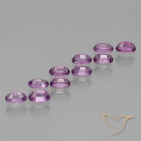 3.54 ct natürliche Mittelviolett Rhodolith-Granat-Edelsteine, Oval, VS