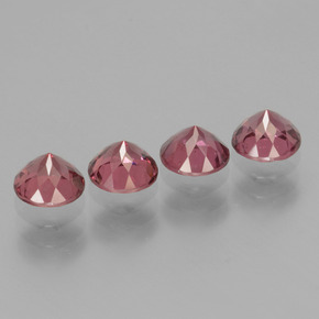 2.65 ct natürliche Tiefes heißes Pink Rhodolith-Granat-Edelsteine, Rund Schliff, VS