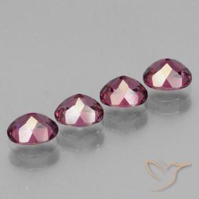 2.64 ct natürliche Intensives Lila Rhodolith-Granat-Edelsteine, Oval, VS