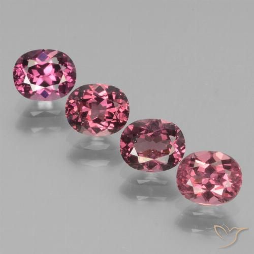 2.65ctw Natürlicher Beeren Lila Rhodolith-Granat, Oval, VS