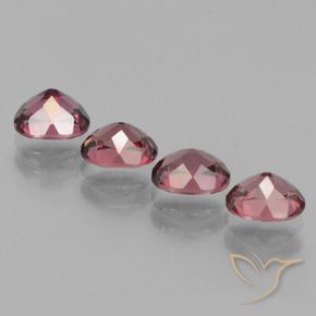 2.65 ct natürliche Beeren Lila Rhodolith-Granat-Edelsteine, Oval, VS