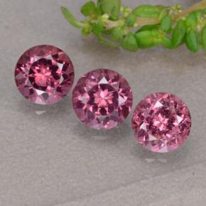 1,90 ct natürliche purpurfarbener Rhodolith-Edelsteine, Rundschliff, VS