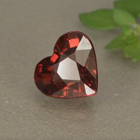 1,77 ctw natürlicher roter Rhodolith, Herzform, VS