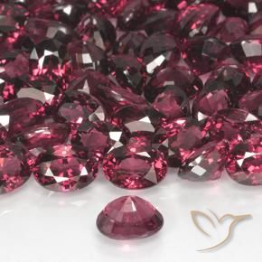 9,17 ctw natürlicher dunkelrot Rhodolith-Granat, Oval, VVS-VS