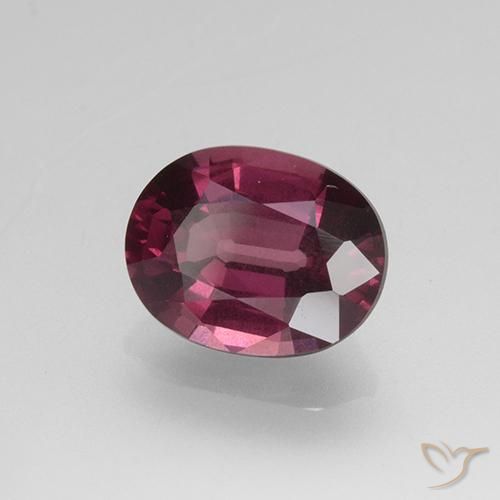 9,17 ctw natürlicher dunkellila Rhodolith-Granat, Oval, VS