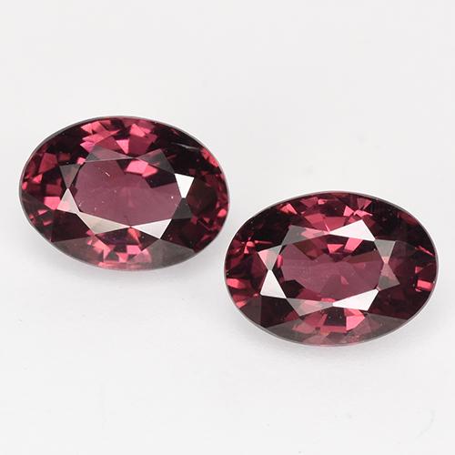 2,33 ct natürliche roter Rhodolith-Edelsteine, Oval Schliff, VS