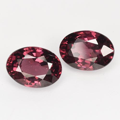 2,33 ct natürliche roter Rhodolith-Edelsteine, Oval Schliff, VS