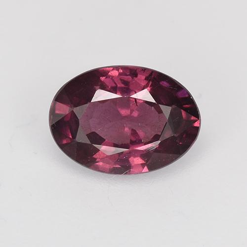 0,95 ctw natürlicher roter Rhodolith, Oval Schliff, VS