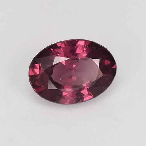 0,95 ctw natürlicher roter Rhodolith, Oval Schliff, VS