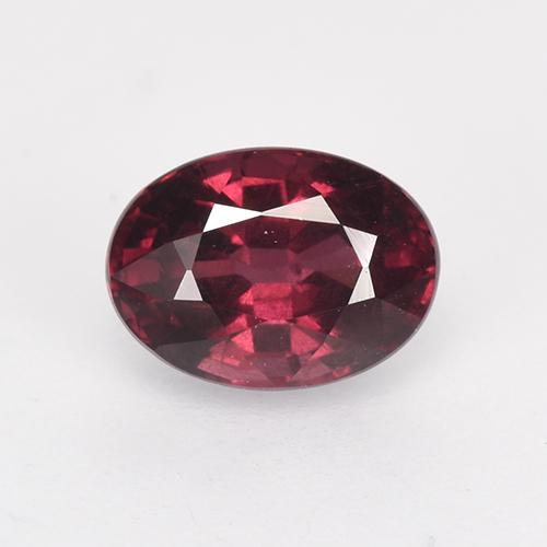 1,37 ctw natürlicher roter Rhodolith, Oval Schliff, VS