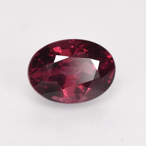 1,37 ctw natürlicher roter Rhodolith, Oval Schliff, VS