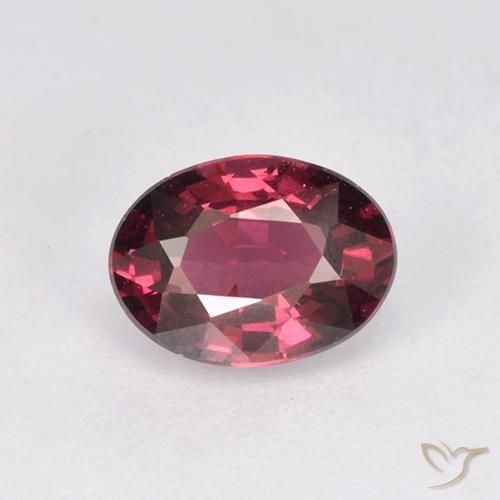 1.07ct Natürlicher Lila Rot Rhodolith-Granat, Oval, VS