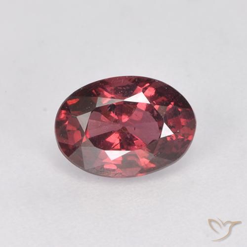 1.09ct Natürlicher Himbeerrot Rhodolith-Granat, Oval, VS