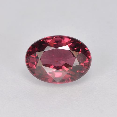 1,15 ctw natürlicher roter Rhodolith, Oval Schliff, VS