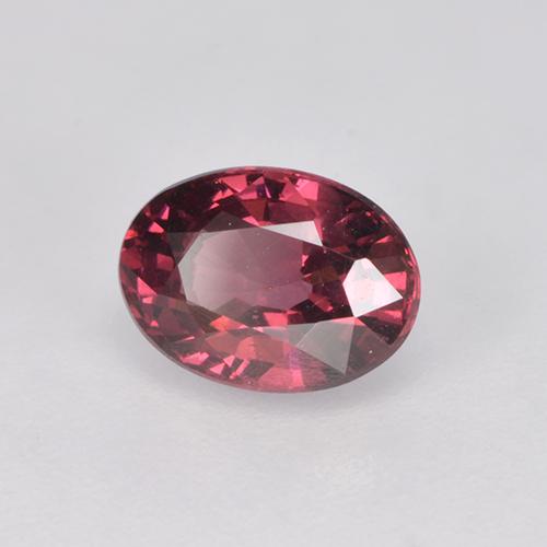 1,15 ctw natürlicher roter Rhodolith, Oval Schliff, VS