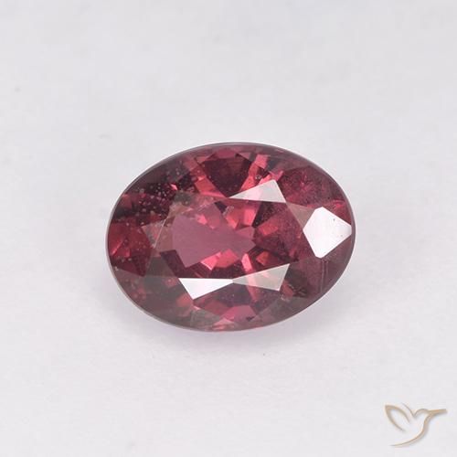 1.03ct Natürlicher Mittelrot Rhodolith-Granat, Oval, VS
