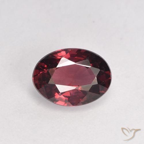 0.96ct Natürlicher Weinrot Rhodolith-Granat, Oval, VS