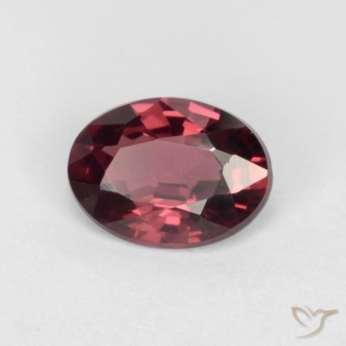 9,17 ctw natürlicher Mittelrot Rhodolith-Granat, Oval, VVS-VS