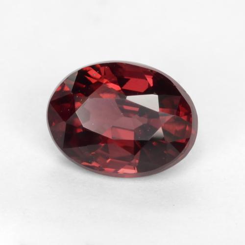 1,10 ctw natürlicher roter Rhodolith, Oval Schliff, VS