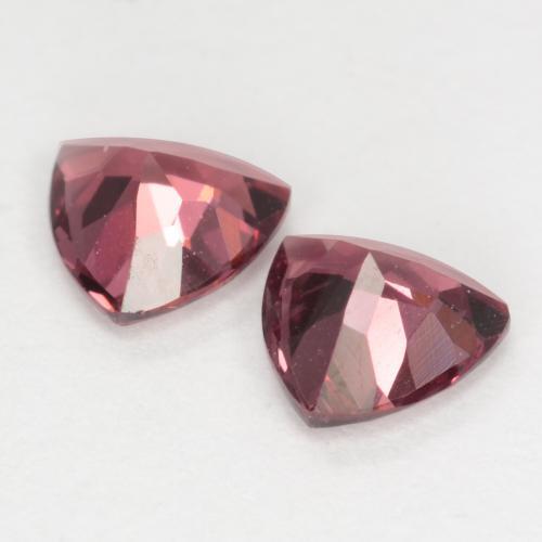 1,09 ct natürliche roter Rhodolith-Edelsteine, Trillion, VS