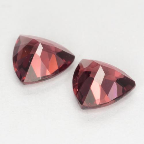 0,99 ct natürliche roter Rhodolith-Edelsteine, Trillion, VS