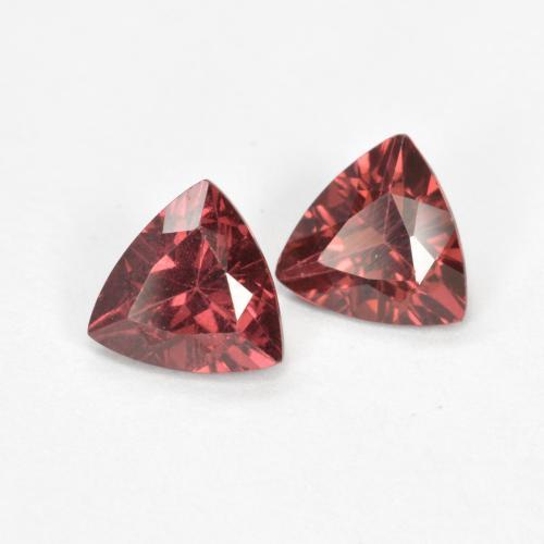 1,02 ct natürliche roter Rhodolith-Edelsteine, Trillion, VS