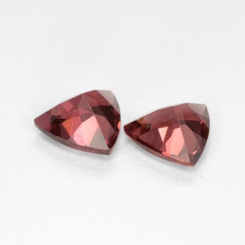 1,02 ct natürliche roter Rhodolith-Edelsteine, Trillion, VS