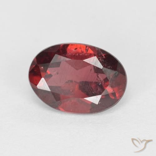9,17 ctw natürlicher Scharlachrot Rhodolith-Granat, Oval, VS-SI