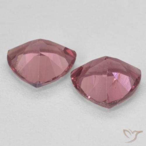 1.06 ct natürliche Light Merlot Red Rhodolith-Granat-Edelsteine, Trillion, VVS-VS