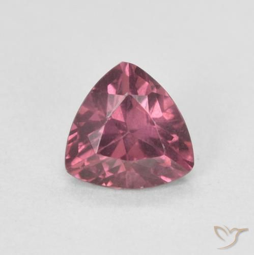 0.57ct Natürlicher dunkelrot Rhodolith-Granat, Trillion, VS
