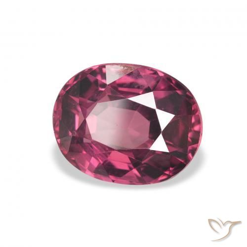 9,17 ctw natürlicher Rosa Beere Lila Rhodolith-Granat, Oval, VVS-VS