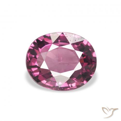 2.07ct Natürlicher Himbeerrot Rhodolith-Granat, Oval, VVS-VS