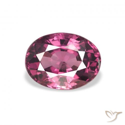 2.32ct Natürlicher Himbeerrot Rhodolith-Granat, Oval, VVS-VS