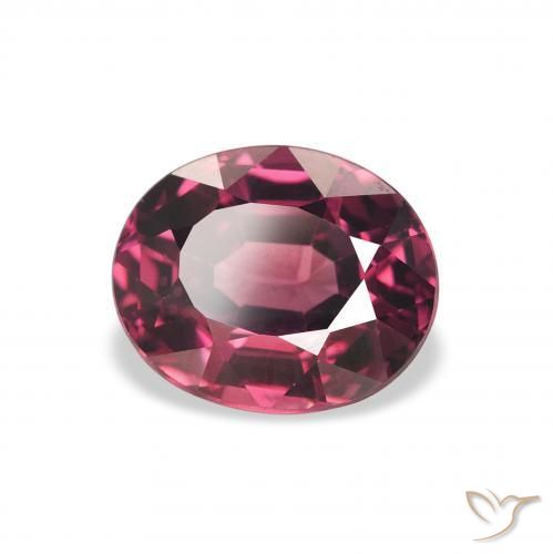 9,17 ctw natürlicher Medium Dark-Purple Rhodolith-Granat, Oval, VVS-VS