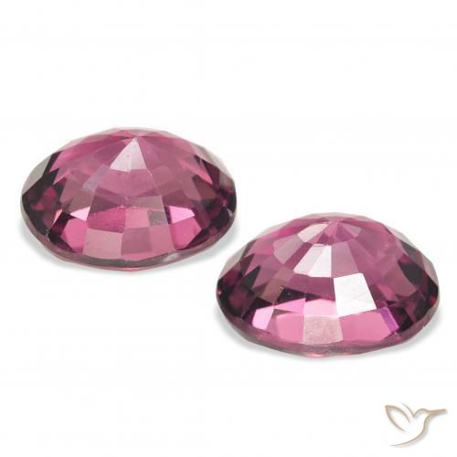 4.43 ct natürliche Himbeerrot Rhodolith-Granat-Edelsteine, Oval, VVS-VS