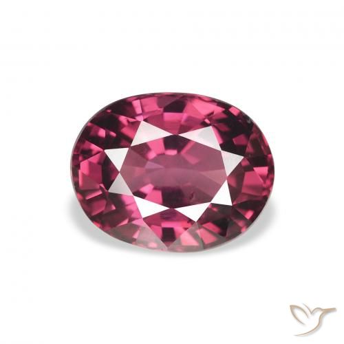 2.26ct Natürlicher Lila Rot Rhodolith-Granat, Oval, VS