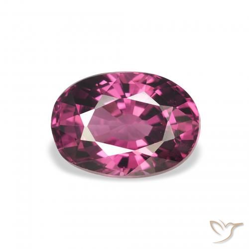 2.67ct Natürlicher Mittelviolett Rhodolith-Granat, Oval, VVS