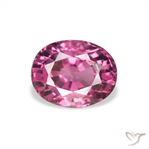 2.05ct Natürlicher Rosaig-lila Rhodolith-Granat, Oval, VVS