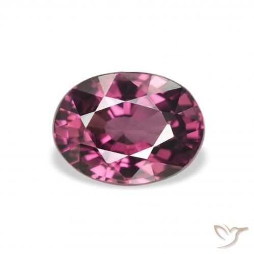 2.28ct Natürlicher Mittelviolett Rhodolith-Granat, Oval, VS