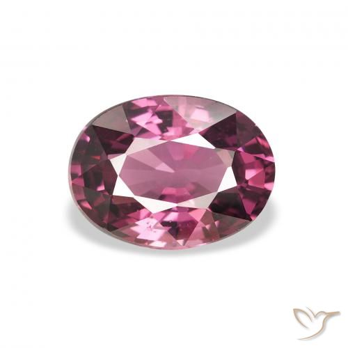 2.00ct Natürlicher Magenta-Rosa Rhodolith-Granat, Oval, VS