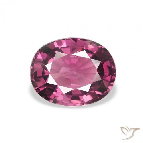 2.47ct Natürlicher Magenta-Rosa Rhodolith-Granat, Oval, VS