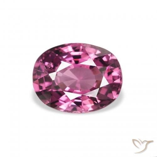 2.27ct Natürlicher Rosa Beere Lila Rhodolith-Granat, Oval, VS
