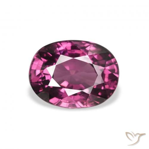 2.41ct Natürlicher Rosa Beere Lila Rhodolith-Granat, Oval, VS