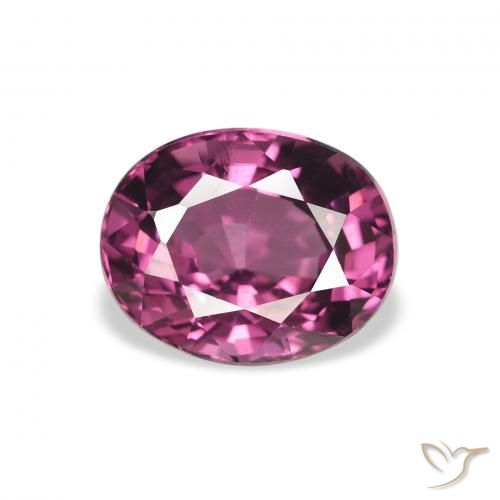 2.56ct Natürlicher Rosa Beere Lila Rhodolith-Granat, Oval, VS