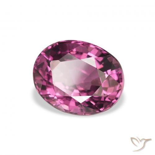 9,17 ctw natürlicher Rosa Beere Lila Rhodolith-Granat, Oval, VS